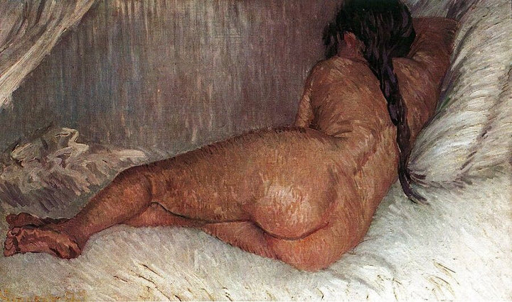 Reclining Nude, 1887 by Van Gogh Reproduction for Sale - Blue Surf Art