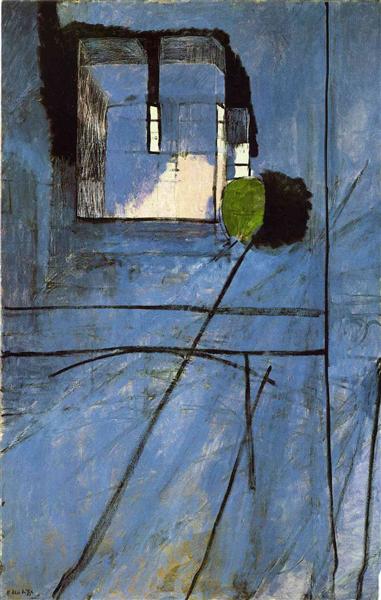 View of Notre Dame Painting by Henri Matisse Oil on Canvas Reproduction blue surf art