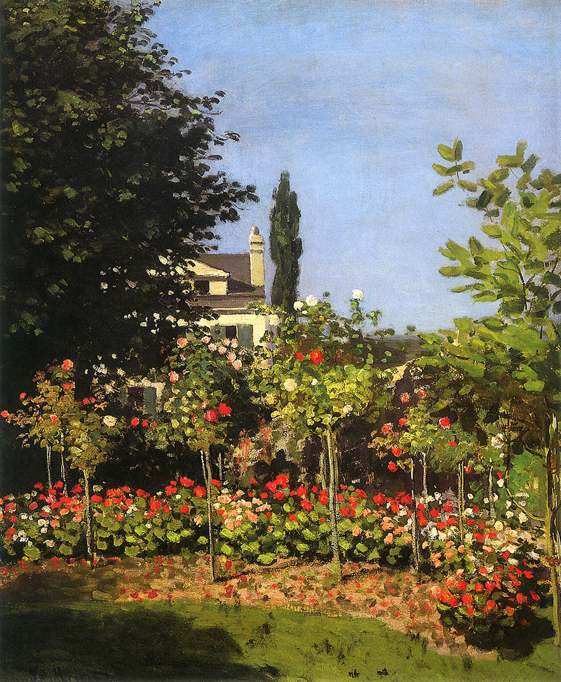 Garden in Bloom at Sainte-Addresse by Claude Monet