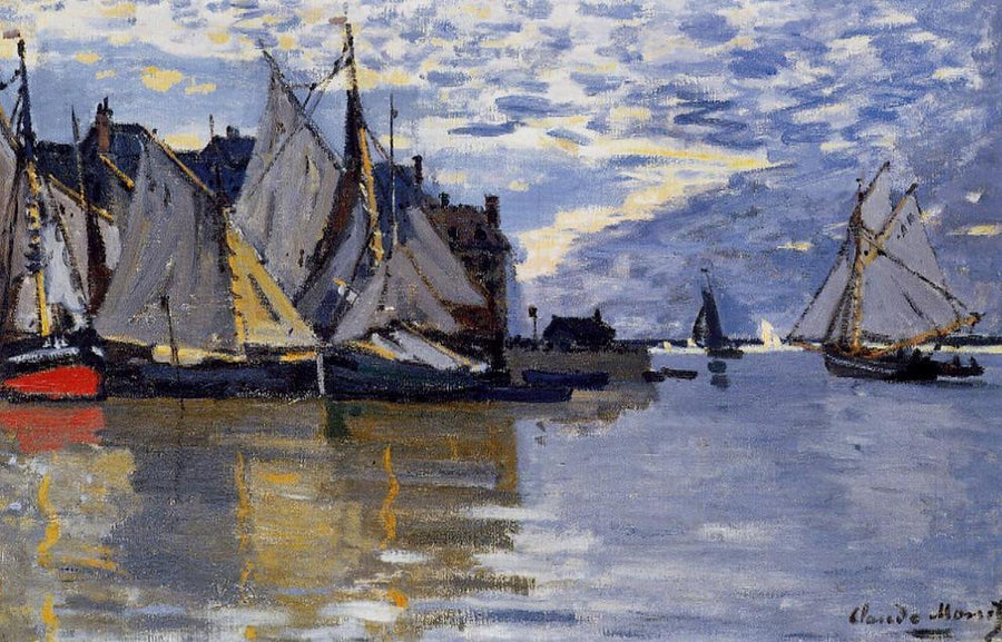 Sailboats by Claude Monet