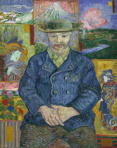 Portrait of Pere Tanguy, 1887 by Van Gogh Reproduction for Sale - Blue Surf Art