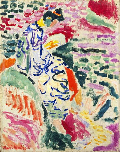 Woman Beside the WaterPainting by Henri Matisse Oil on Canvas Reproduction by blue surf art