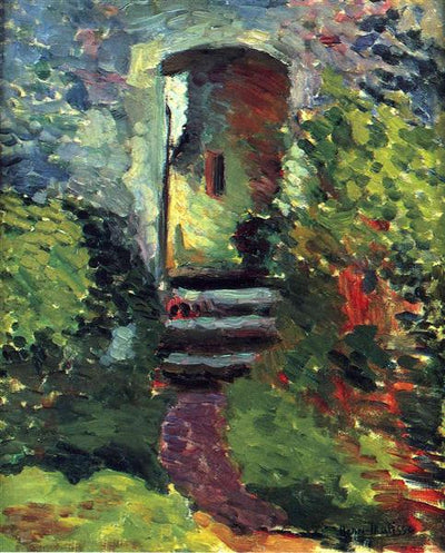 The Little Gate of the Old Mill Painting by Henri Matisse Oil on Canvas Reproduction by blue surf art