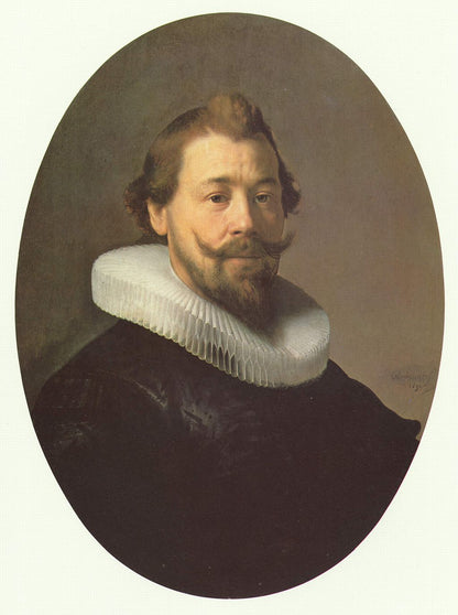 Portrait of a Man Painting by Rembrandt Oil on Canvas Reproduction by Blue Surf Art
