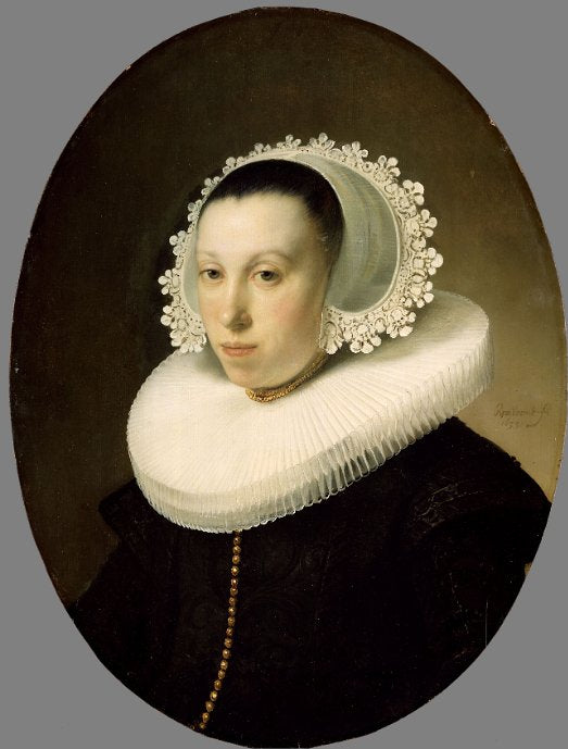Portrait of a Woman Painting by Rembrandt Oil on Canvas Reproduction
