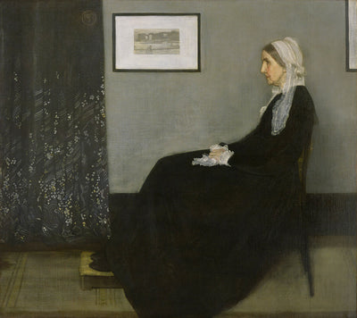Whistler's Mother by James Abbott McNeill Whistler Reproduction Painting by Blue Surf Art