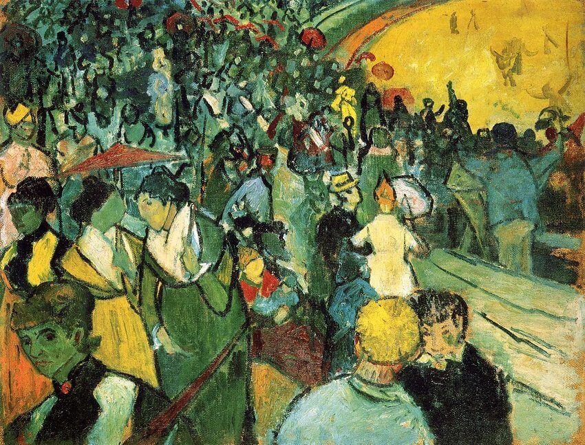 The Arena at Arles, 1888 by Van Gogh Reproduction for Sale - Blue Surf Art
