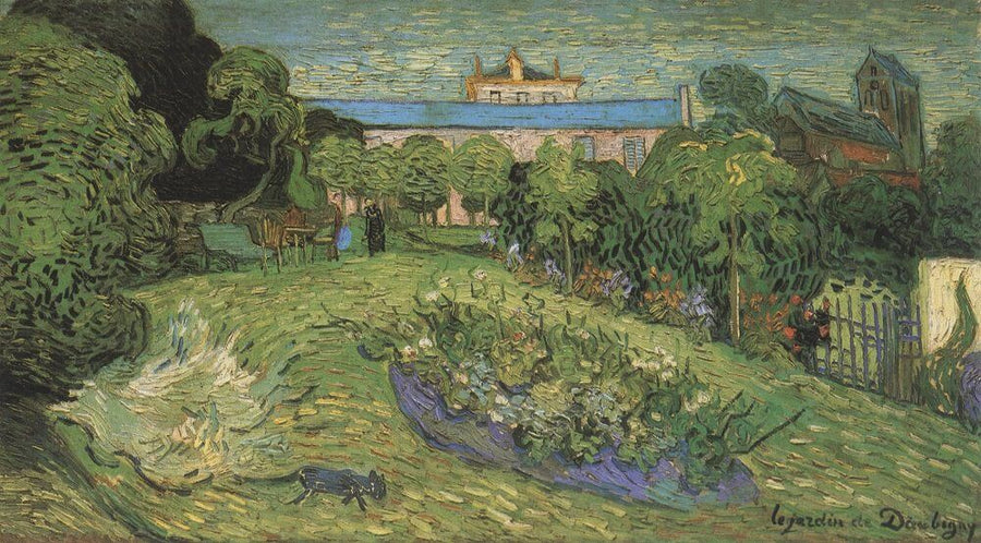 Garden of Daubigny, 1890 by Van Gogh Reproduction for Sale - Blue Surf Art