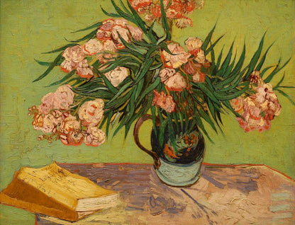 Oleanders, 1888 by Van Gogh Reproduction for Sale - Blue Surf Art