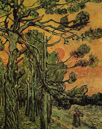 Pine Trees against an Evening Sky, 1889