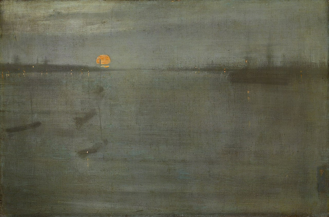 Nocturne: Blue and Gold--Southampton Water by James Abbott McNeill Whistler Reproduction Painting by Blue Surf Art