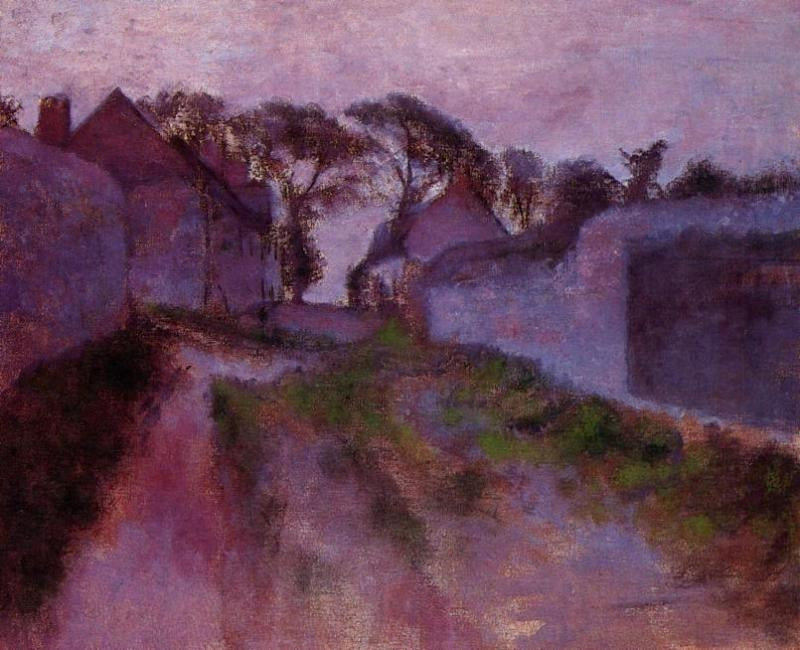 At Saint-Valery-sur-Somme Painting by Edgar Degas Reproduction Oil on Canvas