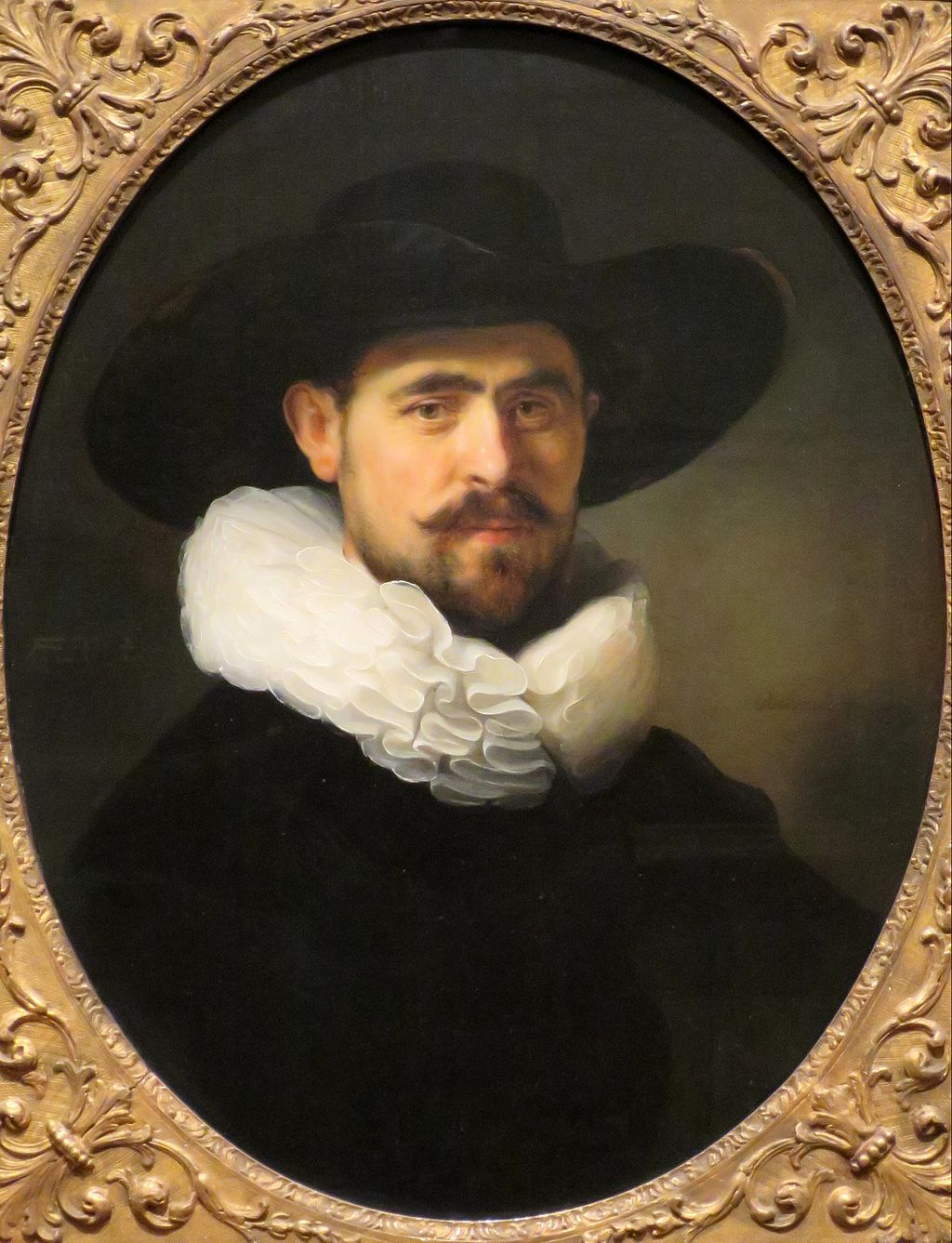 Portrait of a 41-year-old Man, possibly Pieter Sijen Painting by Rembrandt Oil on Canvas Reproduction