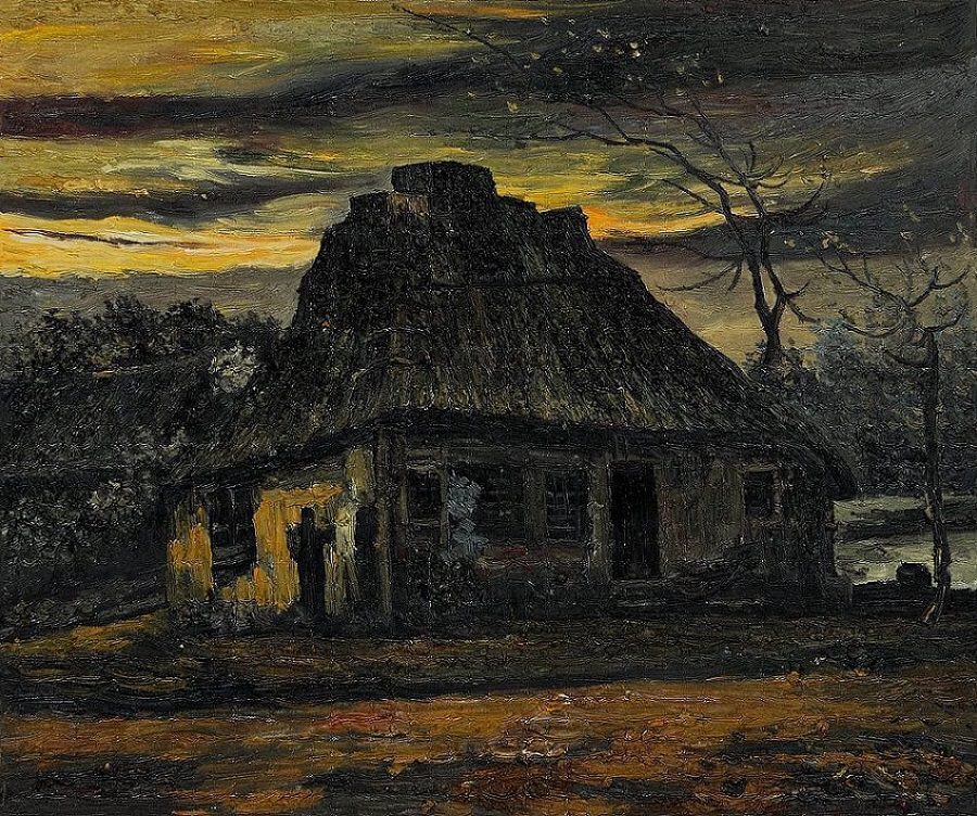 The Cottage, 1885 by Van Gogh Reproduction for Sale - Blue Surf Art
