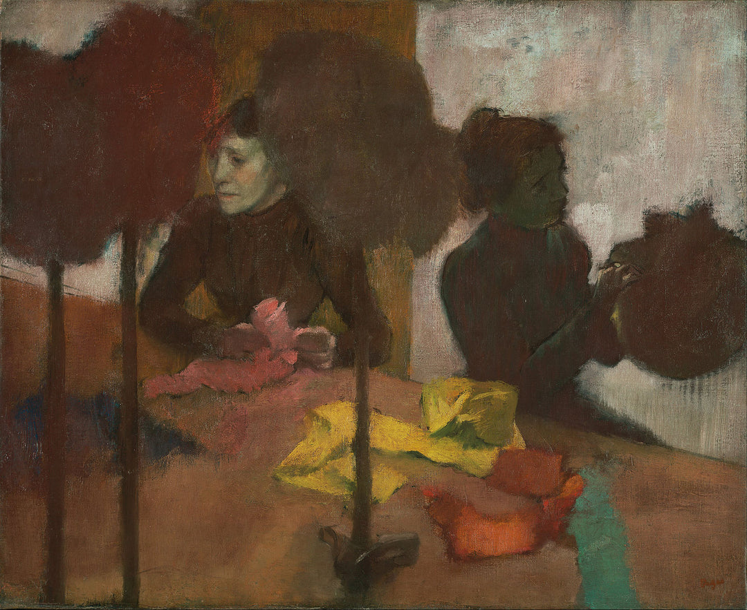 The Milliners Painting by Edgar Degas Reproduction Oil on Canvas