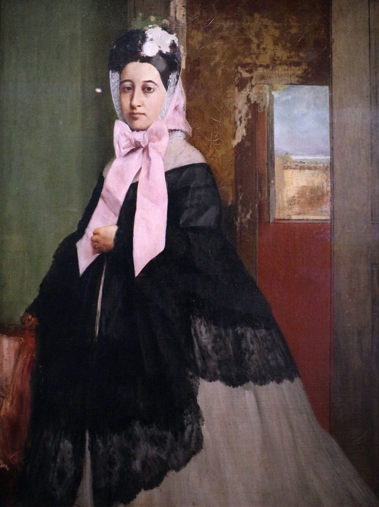 Portraits of Thérèse Morbilli Painting by Edgar Degas Reproduction Oil on Canvas