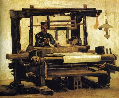 Weaver, 1884 by Van Gogh Reproduction for Sale - Blue Surf Art