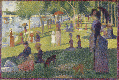 Study for A Sunday on La Grande Jatte by Georges Seurat Reproduction Painting by Blue Surf Art Grande Jatte