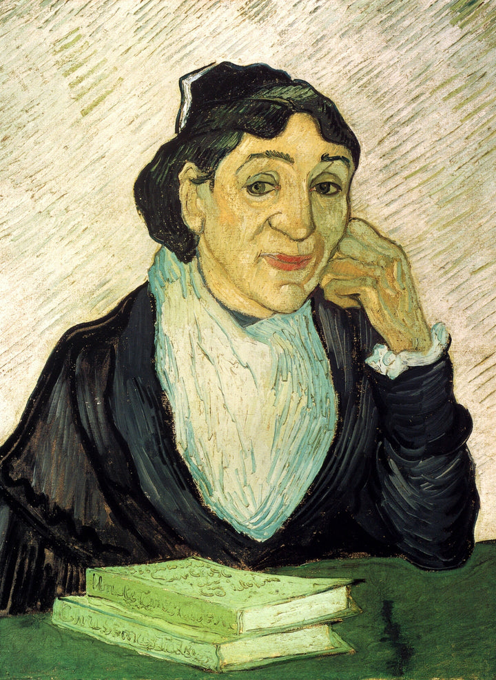 L'Arlesienne. Madame Ginoux 1890 by Van Gogh Reproduction for Sale - Blue Surf Art