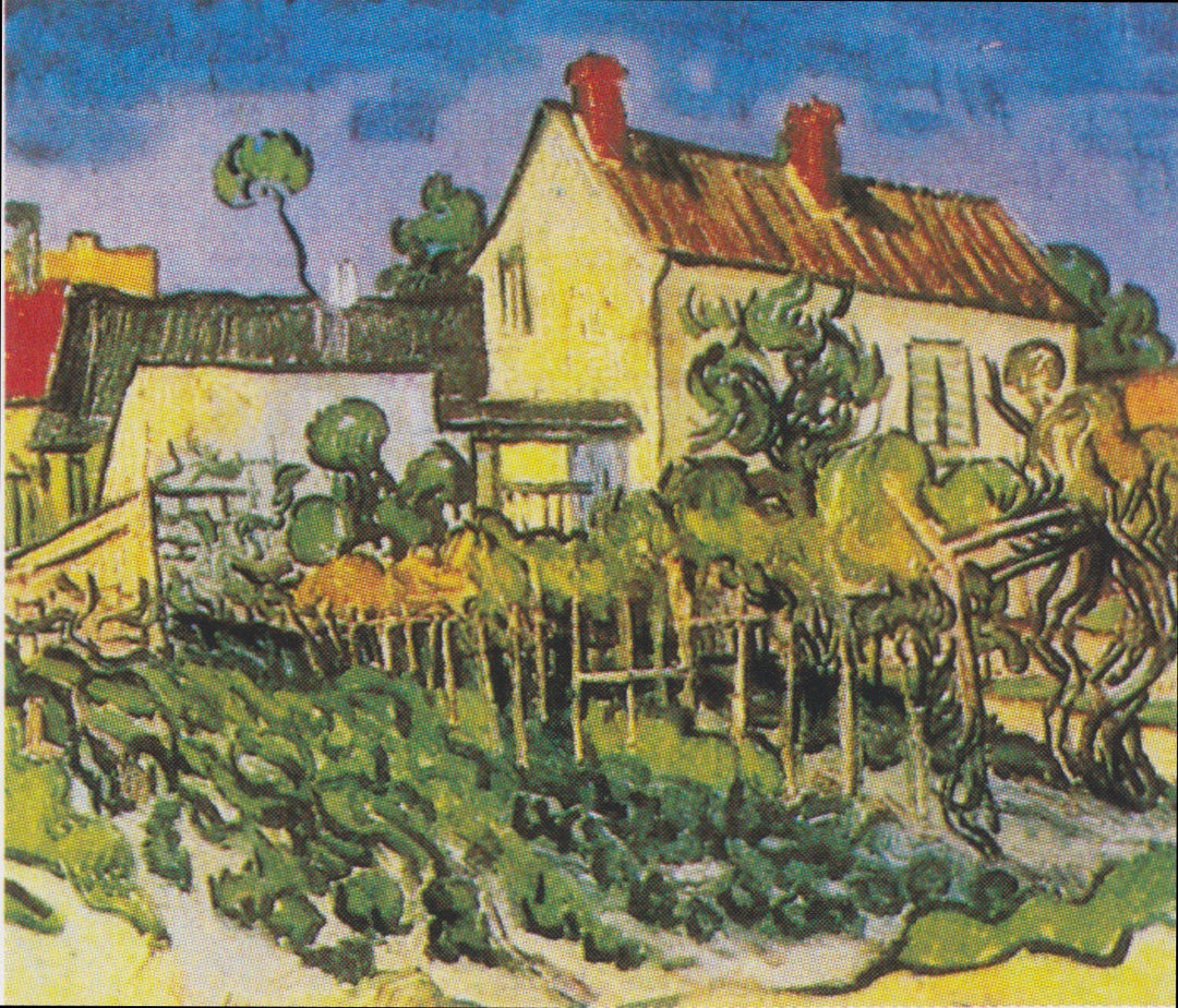 The House of Pere Eloi by Vincent van Gogh Reproduction for Sale - Blue Surf Art