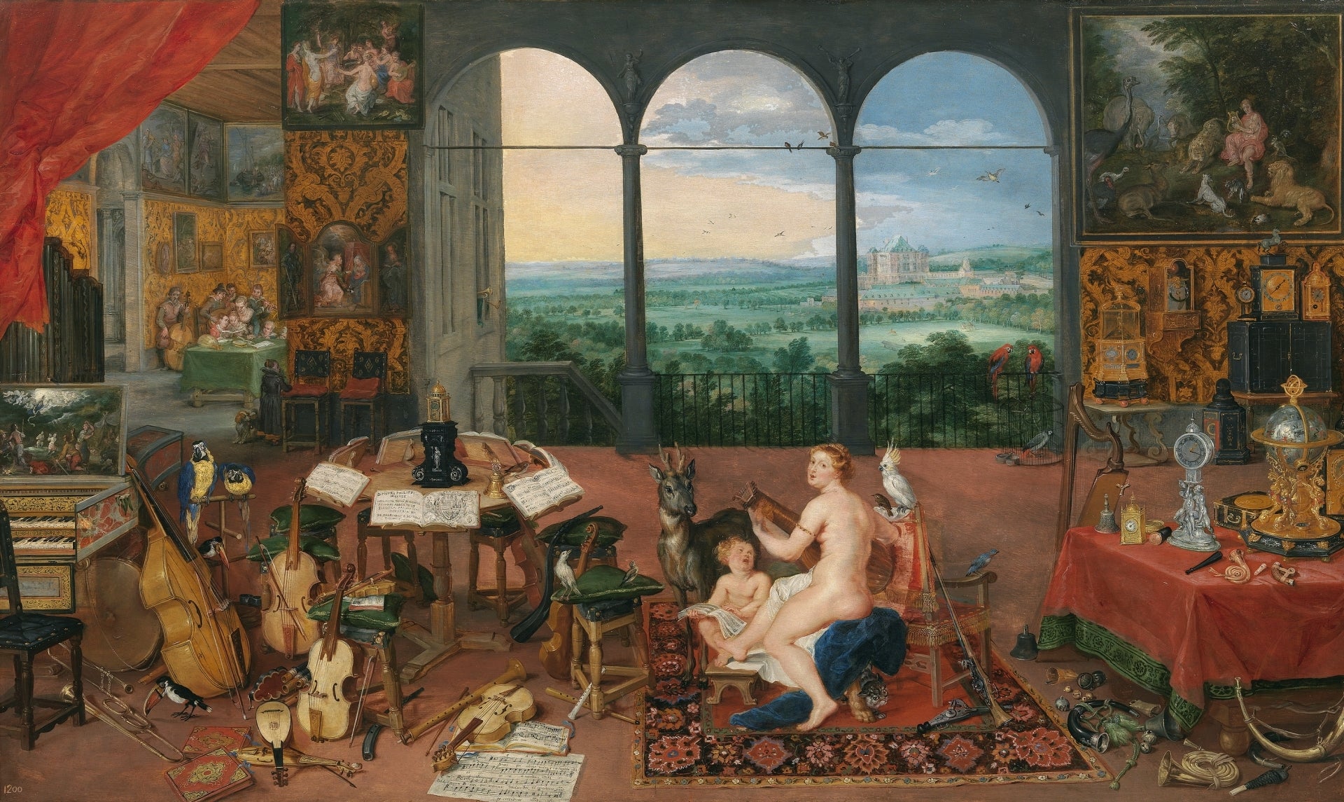 Hearing by Peter Paul Rubens Reproduction Oil Painting on Canvas