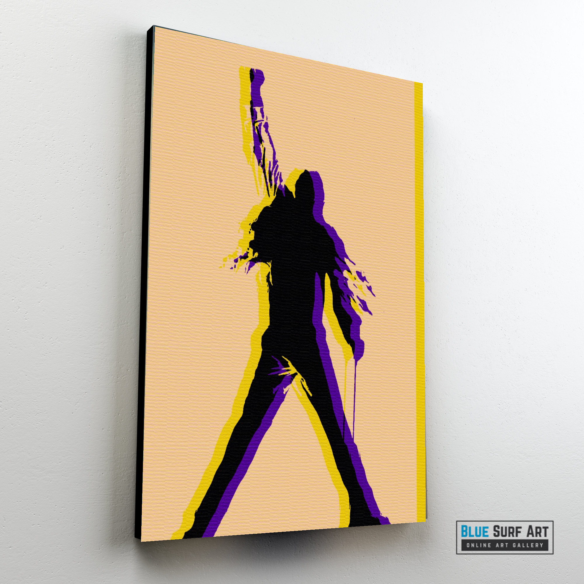 Break Free, Freddie Mercury, Freddie Mercury Wall Art, Queen Freddie Mercury Prints, Queen wall art, Queen fan art, queen rock band painting, Queen Freddie canvas art