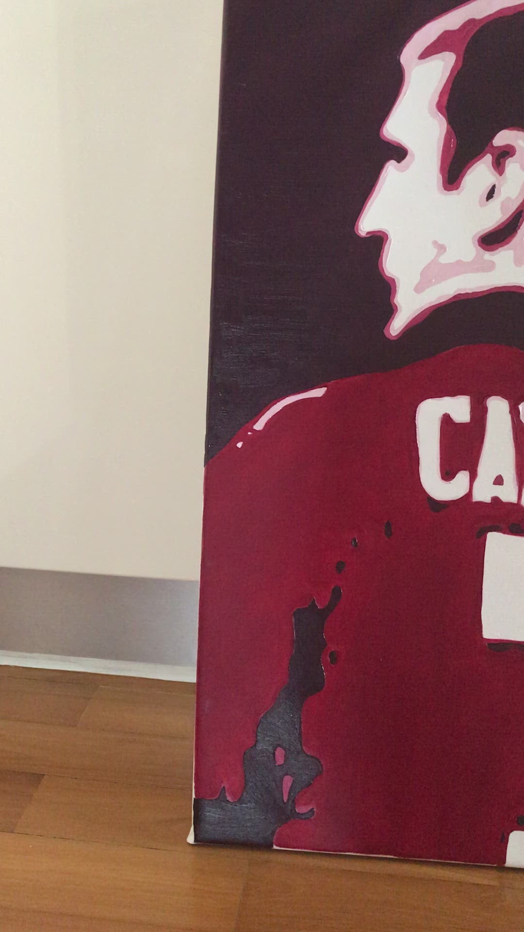 Eric Cantona No. 7 Wall Art Original Handmade Art Painting for