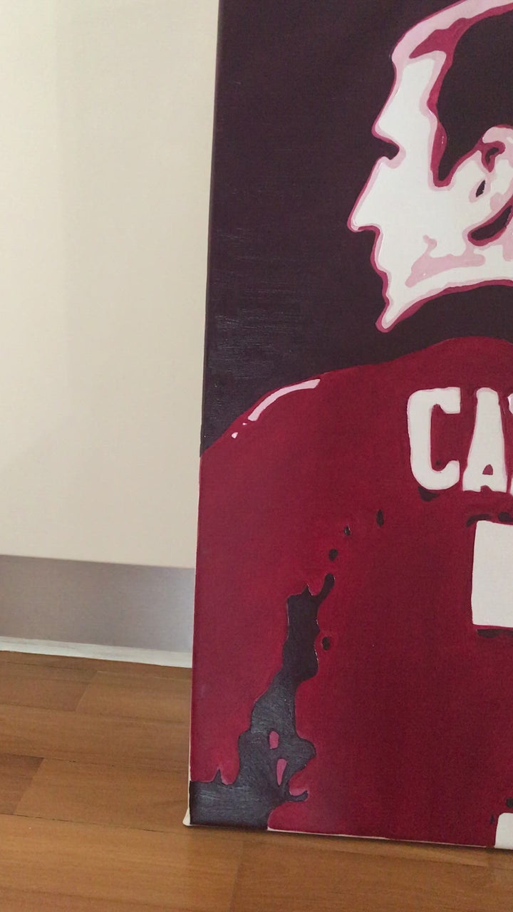 Eric Cantona No. 7 Wall Art Original Handmade Art Painting for Sale