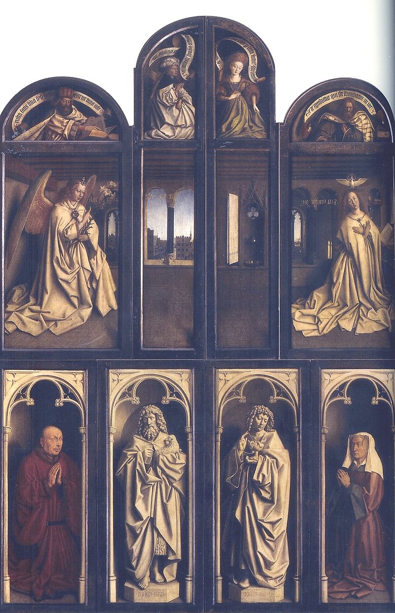 Ghent Altarpiece by Jan Van Eyck Reproduction Painting by Blue Surf Art