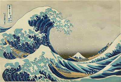 The Great Wave off Kanagawa by Katsushika Hokusai Reproduction Painting