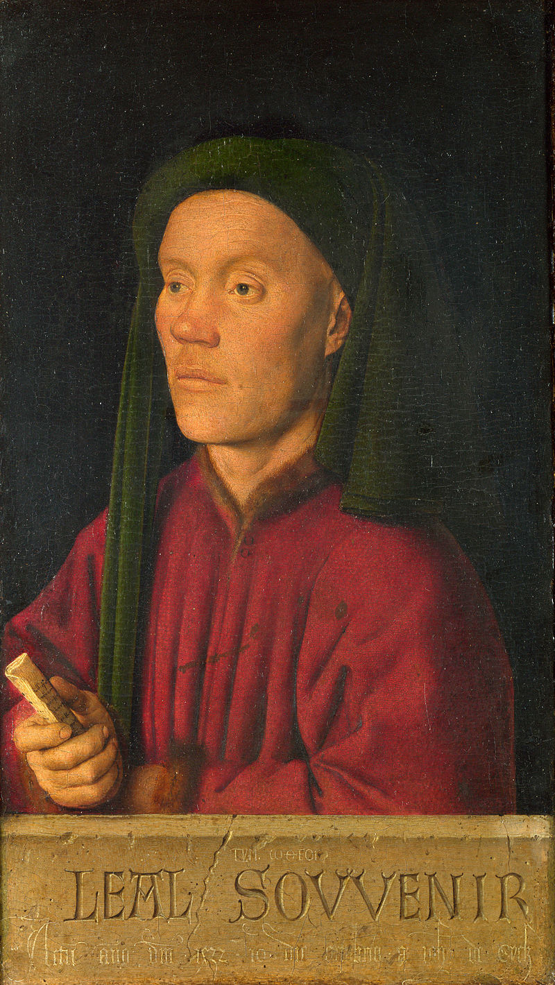 Léal Souvenir by Jan Van Eyck Reproduction Painting by Blue Surf Art