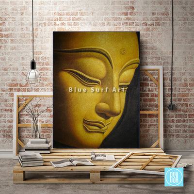 Shakyamuni Buddha Oil Painting on Canvas - loft studio