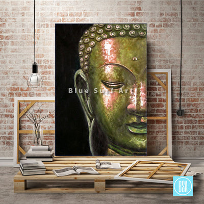 Studio with Thonburi Buddha Oil Painting