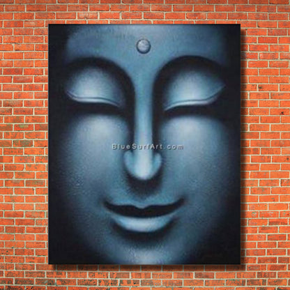 Happiness Within - Buddha Oil Painting
