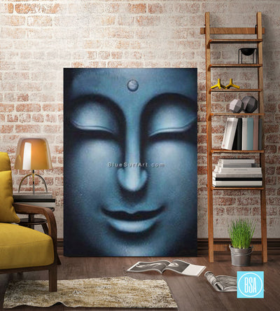 Happiness Within - Buddha Oil Painting