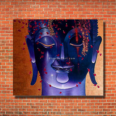 Rattanakosin Buddha Painting - red bricks wall