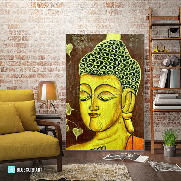 Moksha Buddha Painting - living room