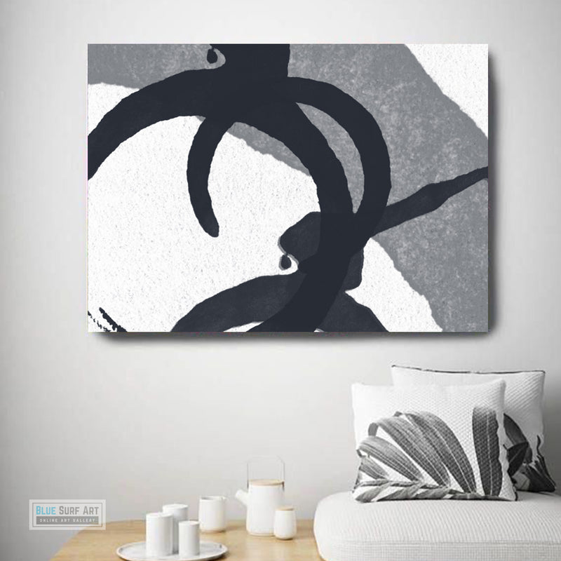 Contemporary Abstract Painting, Minimalist Rectangle Canvas Art, Modern Abstract Oil Art Painting 3