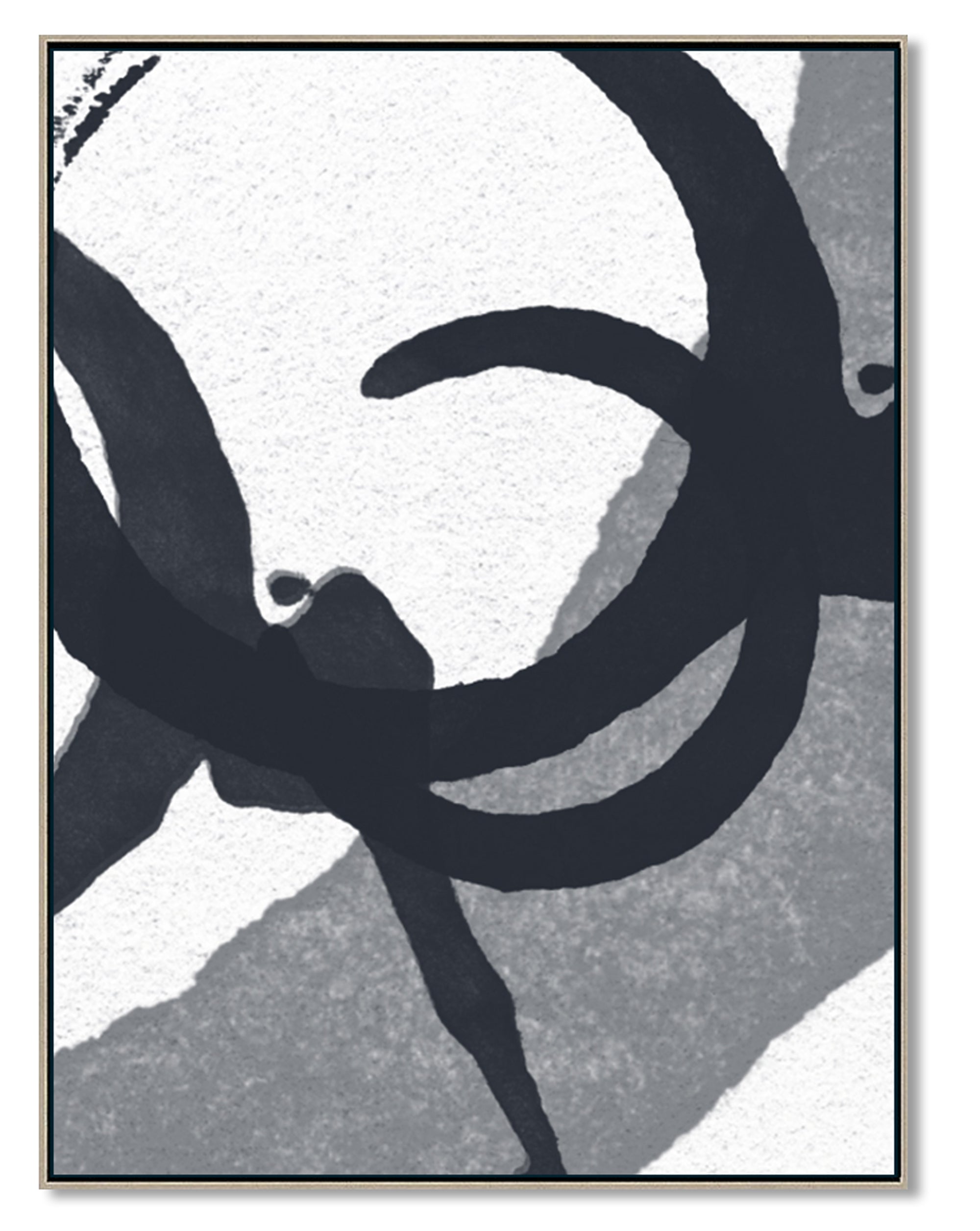 Contemporary Abstract Painting, Minimalist Portrait Canvas Art, Modern Abstract Oil Art Painting