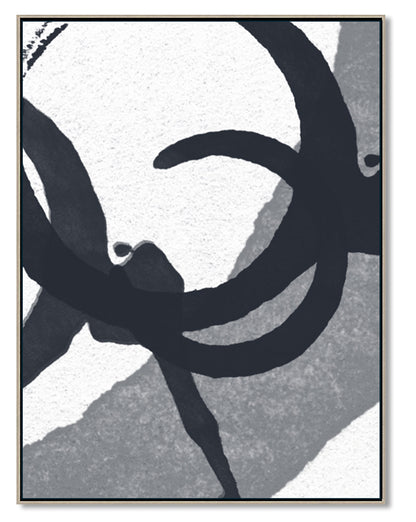 Contemporary Abstract Painting, Minimalist Portrait Canvas Art, Modern Abstract Oil Art Painting