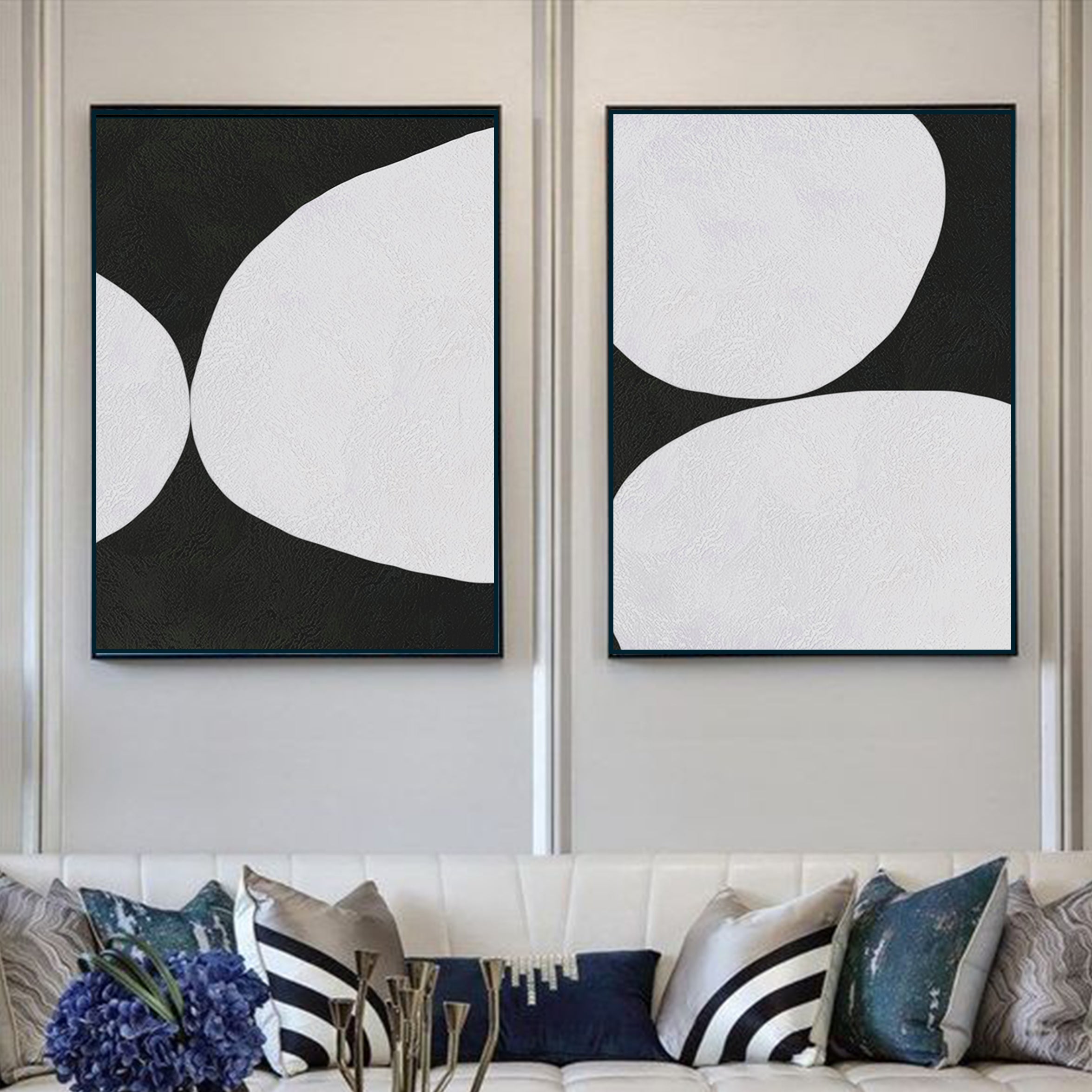 Duo Minimalist Abstract D43