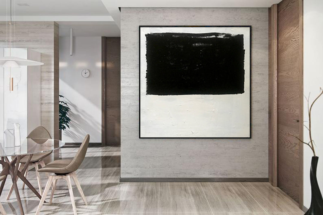 Extra Large Abstract Painting On Canvas, Oversized Minimalist Painting 4