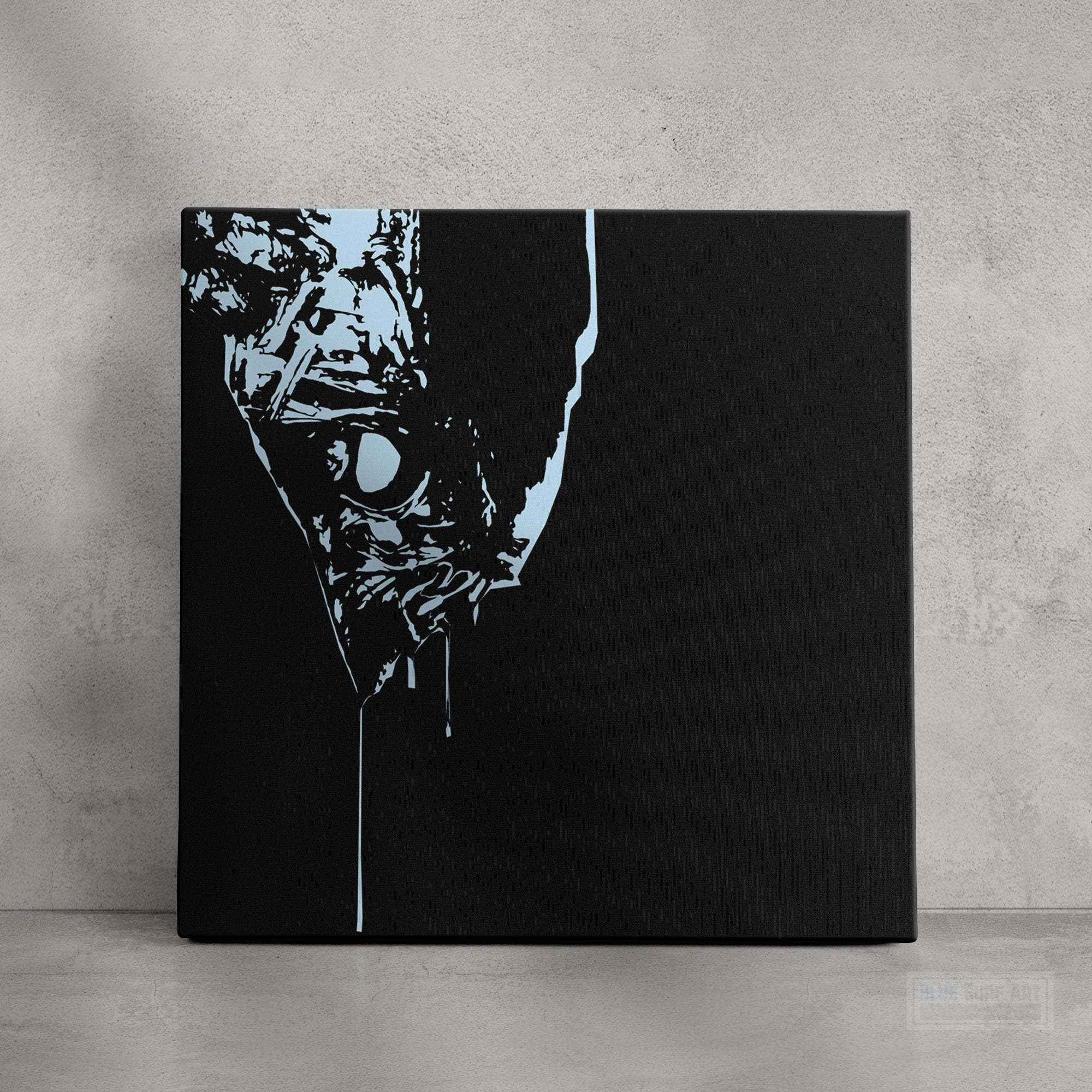 Alien Sci-Fi Movie Wall Art Alien Predator Cult Film Canvas Handmade Painting by Blue Surf Art - 3