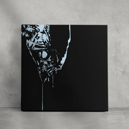 Alien Sci-Fi Movie Wall Art Alien Predator Cult Film Canvas Handmade Painting by Blue Surf Art - 3