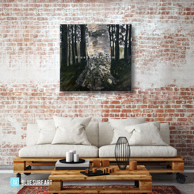 Birch in a Forest - living room