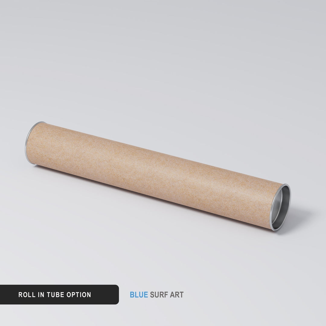 Roll in tube delivery option by Blue Surf Art