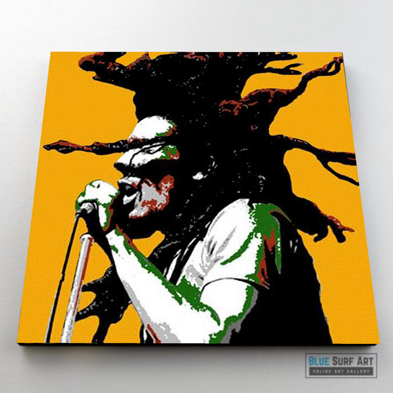 Bob Marley Wall Art Painting Original Handmade Canvas Art 2