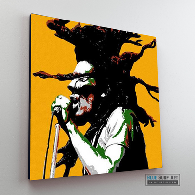 Bob Marley Wall Art Painting Original Handmade Canvas Art 4