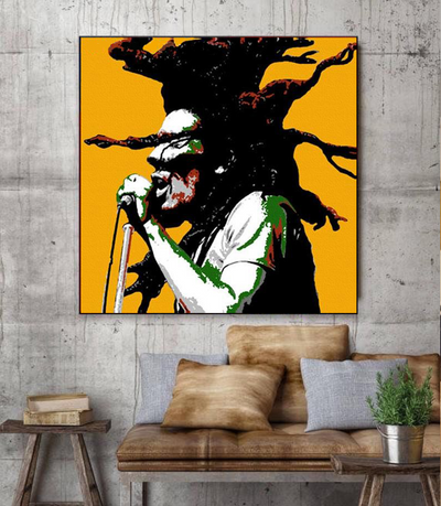 Bob Marley Wall Art Painting Original Handmade Canvas Art 6