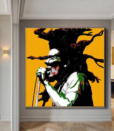 Bob Marley Wall Art Painting Original Handmade Canvas Art 7